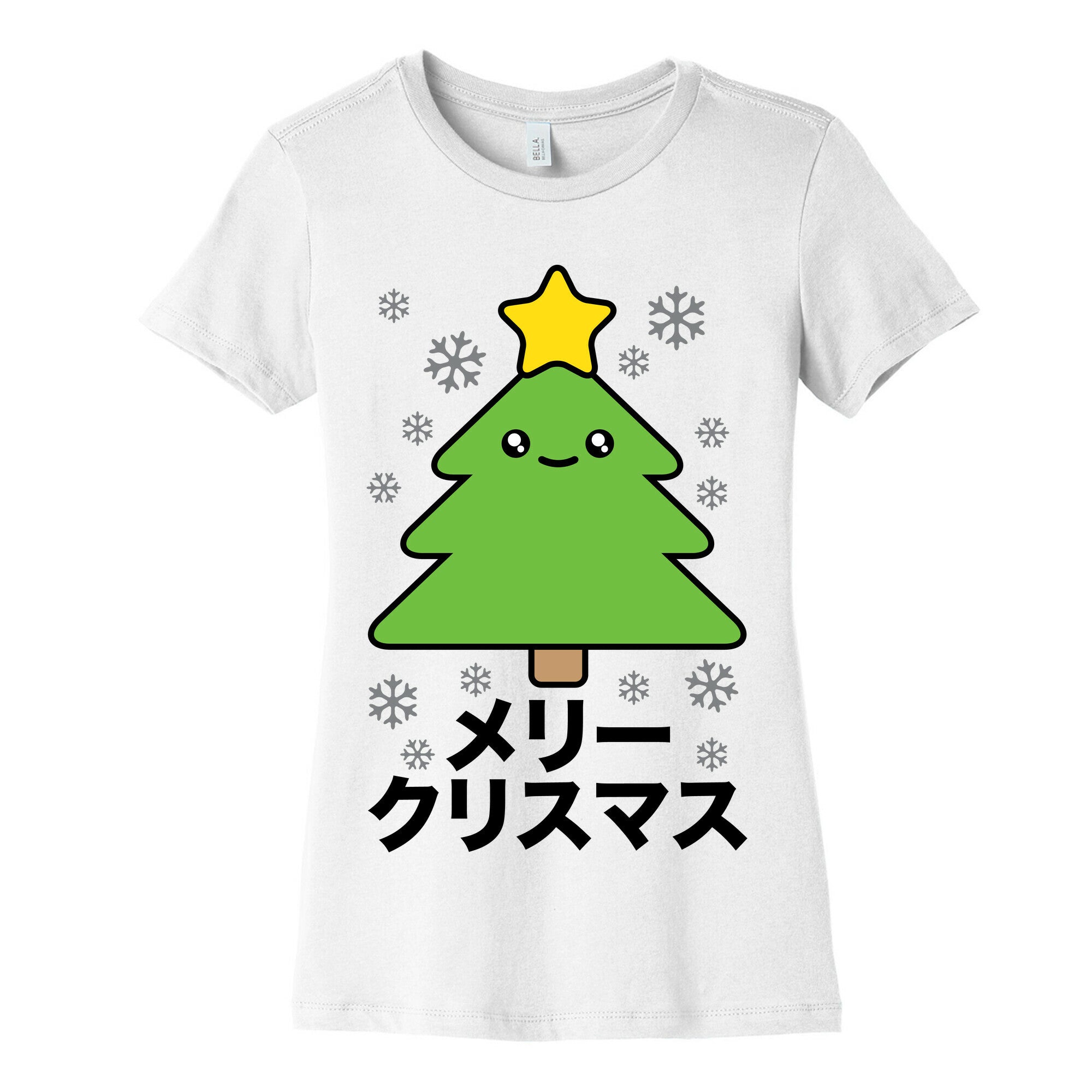Kawaii Christmas Women's Cotton Tee